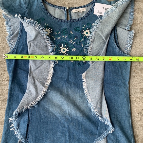 Angel + Premium Embroidered Jean Shirt - Picture 7 of 9